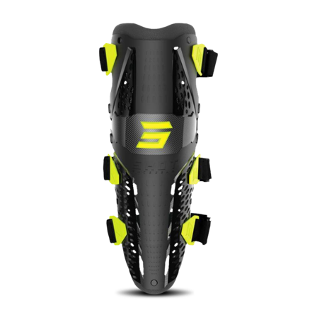 Genouillères Shot Airflow Néon Noir/Néon/Jaune