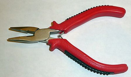 FIXIT ELEKTRIKERTANG SPISS, KORT