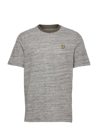 Yarn Mix T-Shirt Grey Lyle & Scott