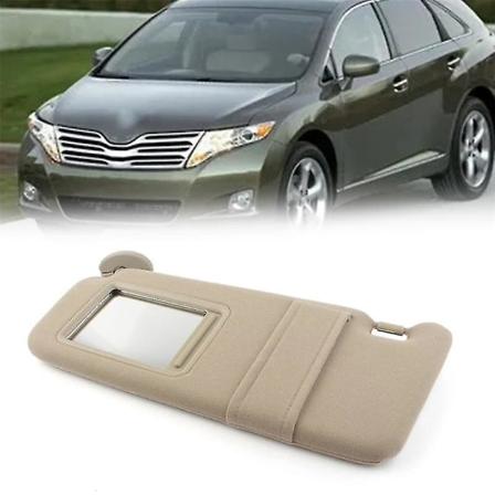 Beige Solskærm med Soltag 74310-0t022-a1 Kompatibel med Venza 09-16 Bil Venstre Forrude Dækning Solskærm Su