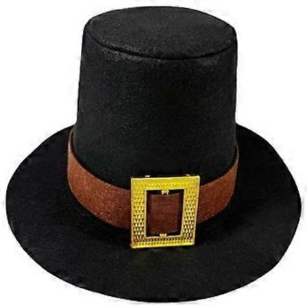 Fashion Top Hat Blød Hat med Spænde til de Fleste Aldre Bredskyggede Fedoraer Sofistikeret Panama Hat Magikerhat Sort (Sort)