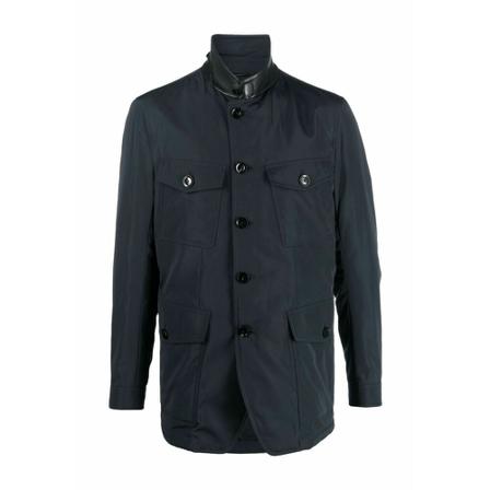 Tom Ford, Single-Breasted Coats Blauw, Heren, Maat:L