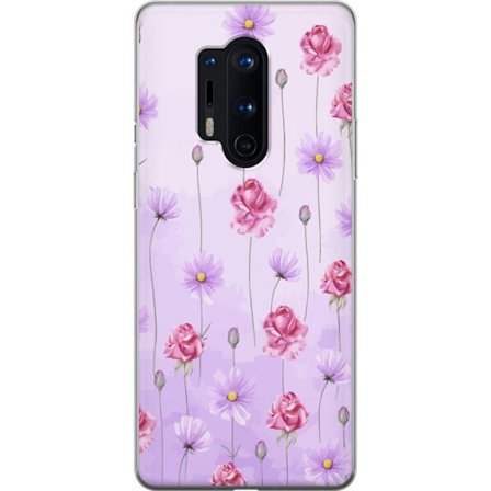 Kompatibel Mobilcover til OnePlus 8 Pro Petal Reverie Lilac Mist