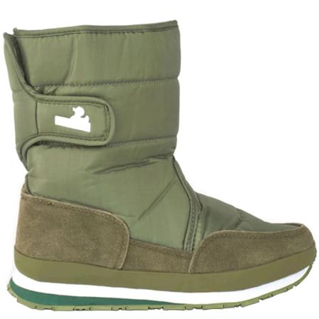 Rubberduck Nylon Suede Solid Kids Children lined boots Green 25