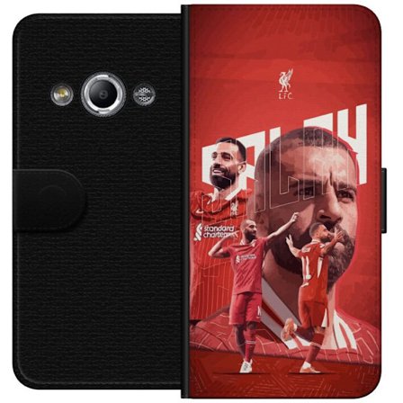 Kompatibelt Lommeboketui til Samsung Galaxy Xcover 3 Mohamed Salah Liverpool Egypt Premier League-ikon rask målmaskin og teknisk kant som fortsetter