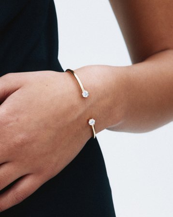 Edblad Crown Bangle Gold Gylden Smykker Pige - Kids Brand Store