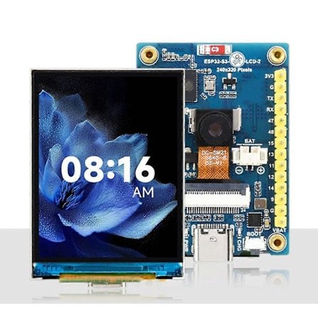 2-tums ESP32-S3 IPS Kapacitiv Touchscreen Utvecklingskort 240x320 LCD-skärm 262k Färgstöd W