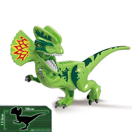 36 Style Big Jurassic Dinosaur World Spinosaurus Ankylosaurus Dino Building Block Moc Model Diy Bricks Educational Toys Gift