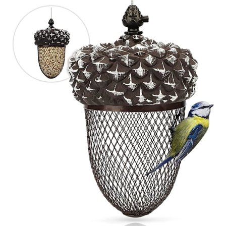 Ulkoilulintujen syöttölaite - Terho - Ripustettava lintujen syöttölaite - Suuri kapasiteetti