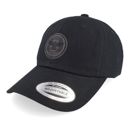 Vikings - Negro unconstructed Gorra - Raven Viking Knot Black Dad Cap @ Hatstore