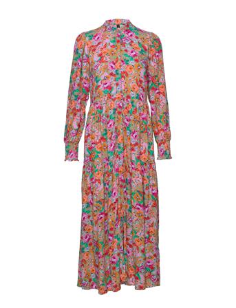 Yasalira Ls Long Dress S. Patterned YAS