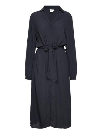 Blancasz Ls Dress Knelang Kjole Navy Saint Tropez