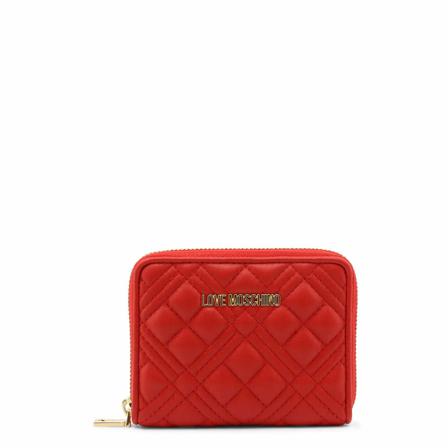 Love Moschino, Wallets Cardholders Czerwony, Kobieta, Rozmiar: ONE Size
