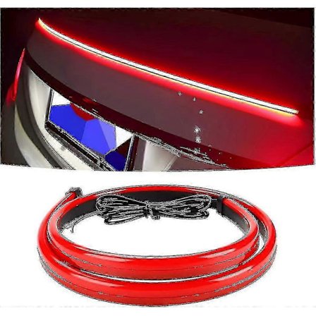 Bil LED Bremselys LED Strip Lys, 35 tommer Universal Rød Tredje Bil Bremselys Strip, 144LED DC12V Høyt Montert Stopp Bremselys Bar For Kjøretøy 