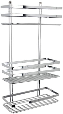 Arrow 11050 Trådhylla krom, 3 plan, Badrum
