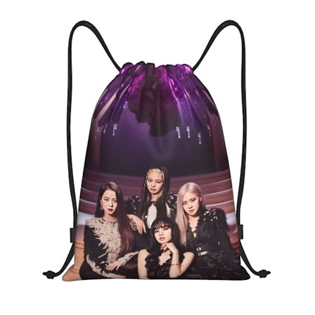 Blackpink (29) Trækkesnor Rygsæk Sport Gym Taske Til Yoga Svømning Gymsack Sportrem Pakke Taske-yq19[C]
