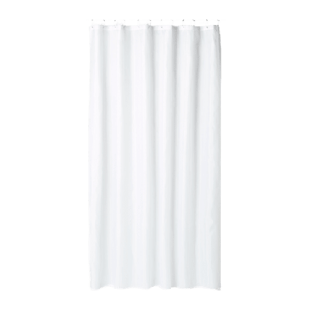 Åhléns Home Duschdraperi SOLID 180x200 cm Badrumstillbehör Vit ONESIZE