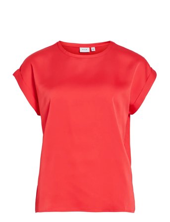 Vila | Viellette S/S Satin Top - Noos | 42