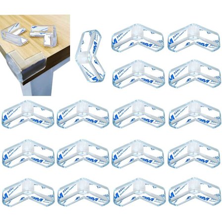 Hjørnebeskyttelse, 20 stk Bordhjørnebeskyttelse, Møbelbeskyttelse for baby, Bordhjørnebeskytter for baby, Møbelhjørnebeskyttelse med Reinco