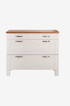 Loft24 - Skab Alby 3 skuffer - Hvid - Skabe - Fra Homeroom