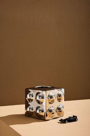 Pastill - Boo kruka liten - Silver - Krukor & vaser - Från Homeroom