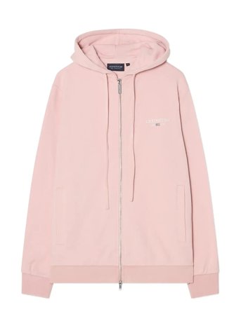 Lexington Clothing Classic Logo Zip Hoodie - Pink - M