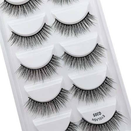 5 paria tekoripsiä - 3D tekominkki - G305