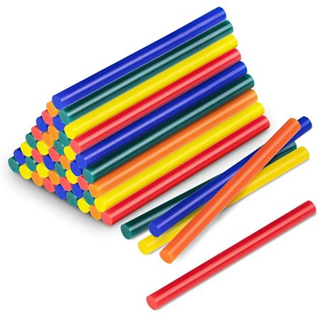 100 st limstavar 7mm glitter - lim för 7mm limpistol limstavar limstavar