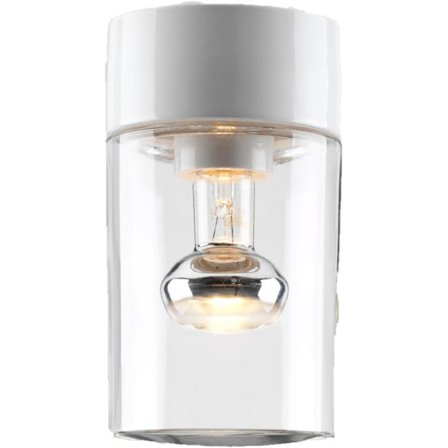 Ifö Electric Opus 120/200 Tak- och väggarmatur E27, klar, grå, 100W, Belysning