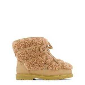 Donsje Amsterdam Beige Curly Sheep Wool Inuka Lining Ankle Boots 29 EU - Boots - 29 EU - Beige
