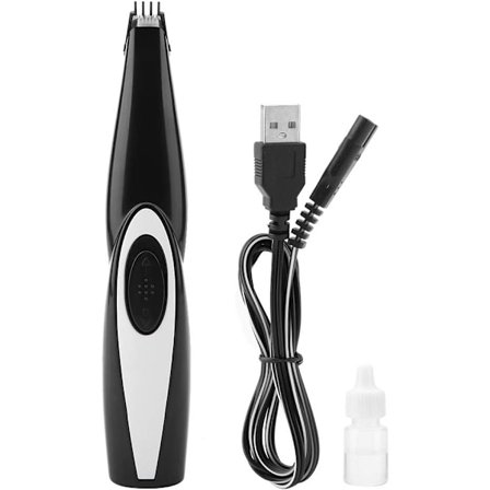 Elektrisk husdjurshårstrimmer USB-laddningsbar sladdlös liten hårtrimmer för hundar katter tassar öron ögon ansiktshårvård