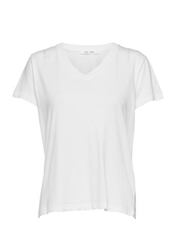 Solly V-N T-Shirt 205 T-shirt Top Hvid Samsøe Samsøe