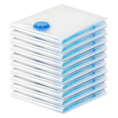 Vakuumopbevaringsposer til tøj - 10-pak 40 x 30 cm [CO]