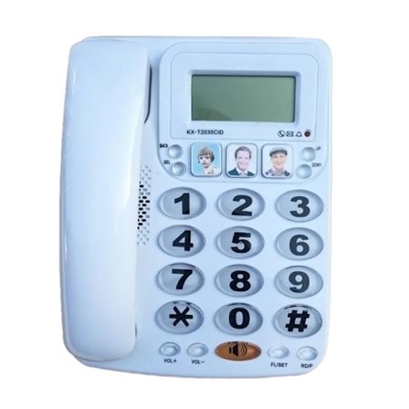 Snygg displaytelefon med snabbvals högtalartelefon justerbar ton Handsfree