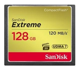 Sandisk Extreme - flashminnekort - 128 GB - CompactFlash