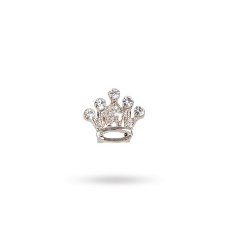 Crown Clear Charm- Hundhalsband
