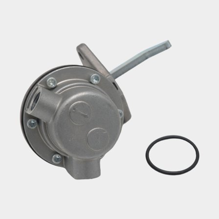 Bränslepump MB10A för båtmotor, ersätter OEM 834223, bränslematarpump i metall utan löstagbart lock för marint bruk