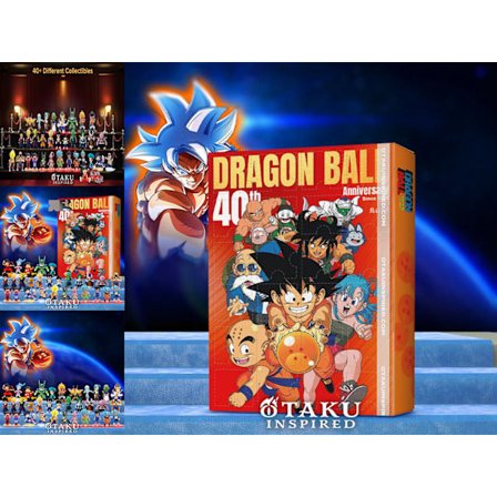 Dragon Ball 40-års jubilæumsudgave Julekalender 2D akryl juletræspynt Den ultimative julegave til Dragon Ball-fans