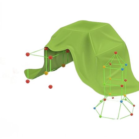 Byggefort-sæt til børn DIY