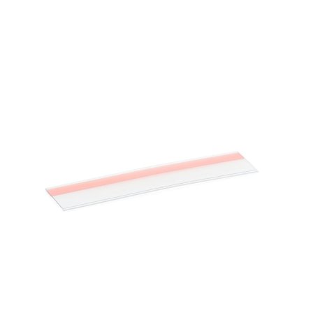 Label holder, 210x39 mm, self adhesive, straight