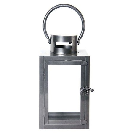 Esschert Design lyhty S 13,4 x 22,9 cm anthracite-metallia