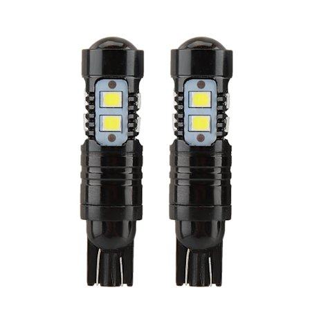 2 st 50W 921 912 T10 T15 LED 6000K Xenon Vit Backljus Dimljus Glödlampa