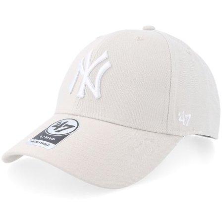 47 Brand - MLB Beige adjustable Keps - New York Yankees Mvp Bone Adjustable @ Hatstore