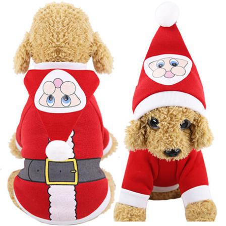 Chirstmas Winter Pet Dog Big Red Coat För Utomhusbruk