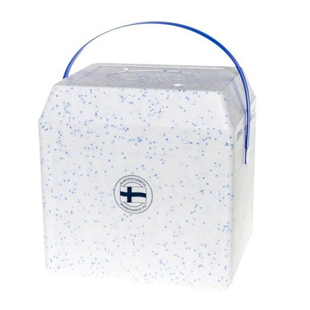 Kjøleboks i isopor med praktisk bærehåndtak – 30 liter