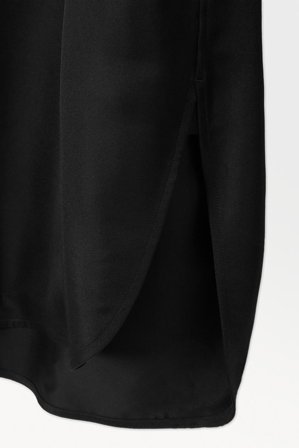 COS Men's The Silk Dress Shirt in Black