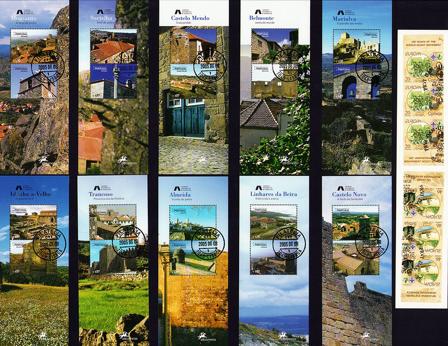 Kultur og historie - 12 forskellige frimærker - Stemplet