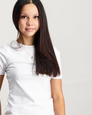 LMTD NLFBOVAS SS SHORT S TOP Weiß Tops/Blusen Mädchen - Kids Brand Store