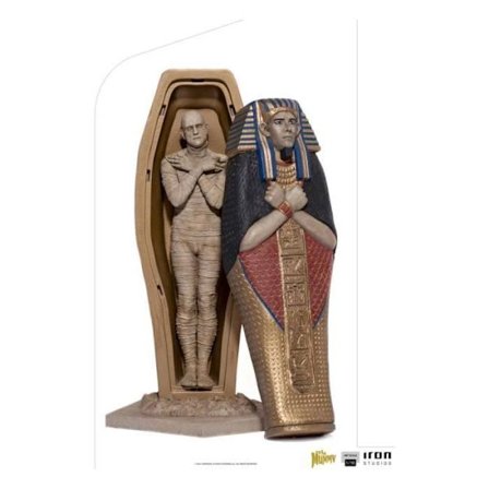 Universal Monsters 1-10 Art Scale The Mummy Statyette 25 cm Iron Studios