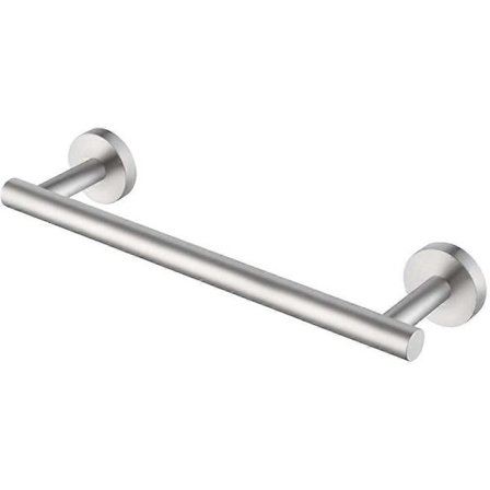 40 cm håndklædeholder til badeværelse, køkken, vægmonteret håndklædeholder, 304 rustfrit stål, rustfri, vægmonteret, børstet finish (FMY)
